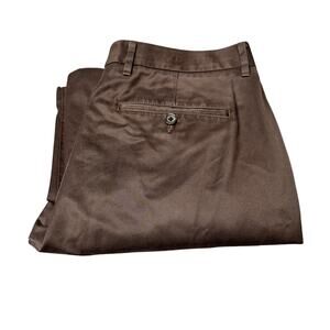 Bonobos Tuesday Pants Mens 32x30 (33x30 ACTUAL) Brown Slim Straight Fit Cotton